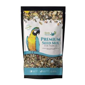 BirdsNature Premium Seed Mix Food For All Large Parrot, Amazons,Macaws, Cockatoos ,Exotic Birds
