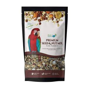 BirdsNature Seed & Nut Mix Food for All Large Parrot, Gray Parrot,Indian Parrot, Macaw,Cockatoo and Exotic Birds