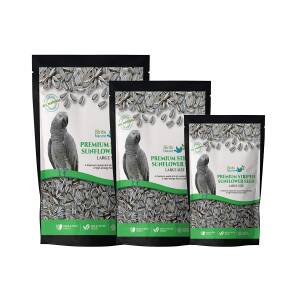 BirdsNature Premium Imported Striped Sunflower Seed Large Size for African Grey Parrot, Macaws,Amazons,Cockatoos, Senegals, Amazons, Electus, Cockatoos, Conures, Caiques & Wild Birds