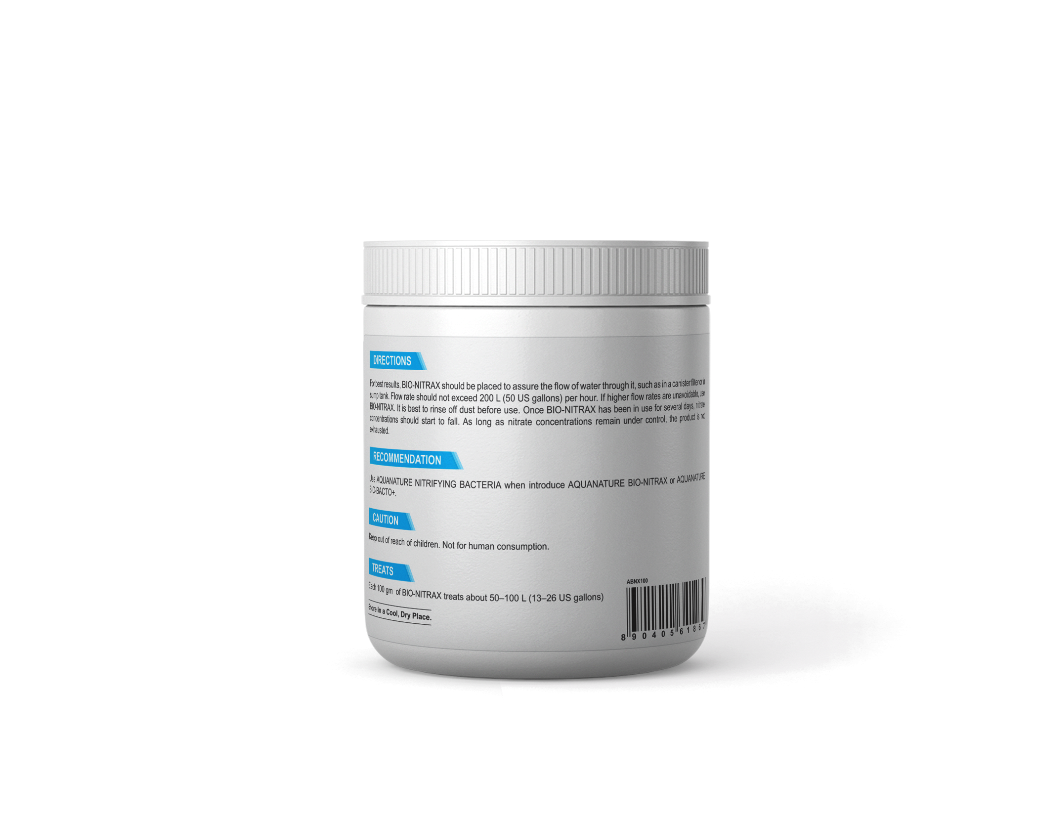 AquaNature BioNitraX Biological Filter Media Remove Nitrates, Nitrites