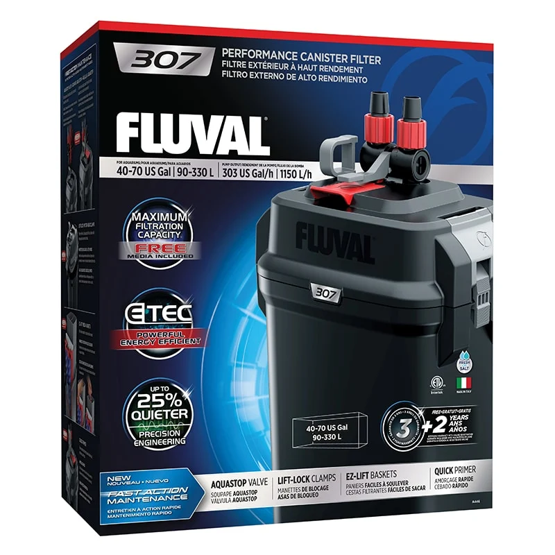 Fluval 307 Canister Filter, 40-70...