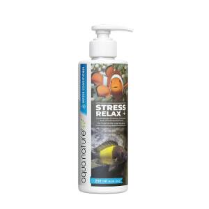 AquaNature Stress Relax+ Water Conditioner Concentrated Chlorine, Ammonia and Chloramine Remover with Power of Aloe Vera for Marine and Freshwater Aquarium