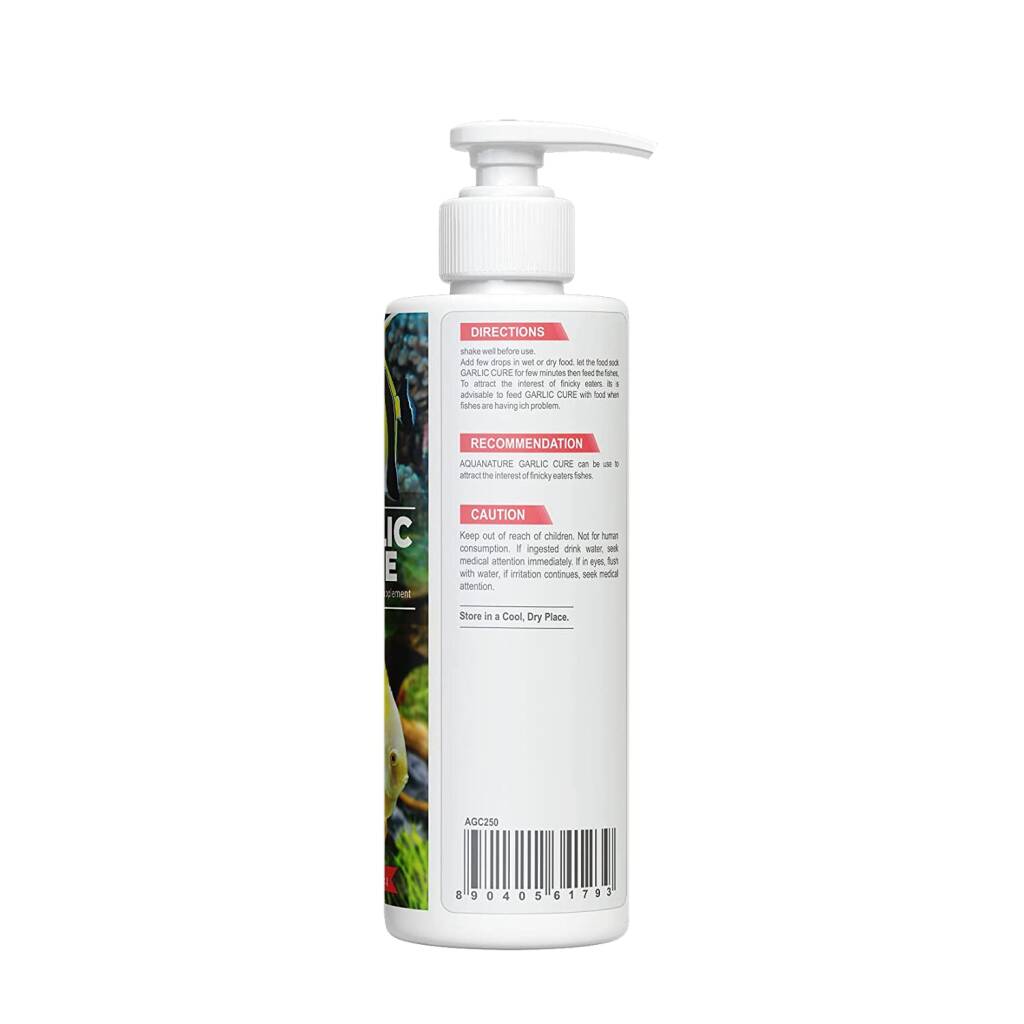AquaNature Garlic Cure Concentrated Garlic Supplement for Fresh