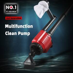 Ny No1 Aquarium Multi-Functional Electric Water Changer/Gravel Cleaner/Water Changing/Filtration 28w 1800l/h