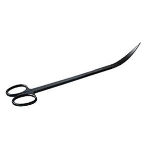 AquaNature Black Stainless Steel Aquatic Curve Scissor