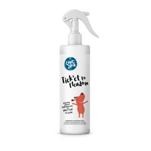 Captain Zack Tick’et to Fleadom Dry Shampoo for Dogs, 250 ml