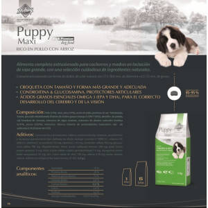 Dibaq Puppy Maxi Chicken & Rice 100% Natural Food 3kg