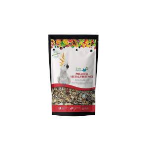 BirdsNature Seed & Fruit Mix for All Large Parrot, Amazons,Macaws, Cockatoos,Exotic Birds