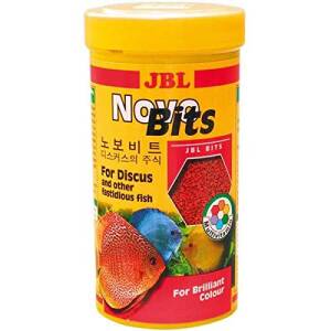 JBL Aquarium Novo Bits Fish Food, 110g/250ml