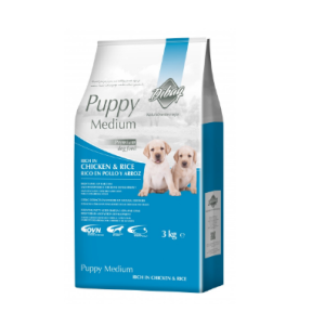 Dibaq Puppy Medium Chicken & Rice 100% Natural Premium Dog Food 3kg