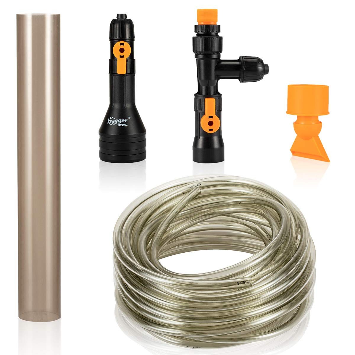 hygger 49ft Automatic Aquarium Water Changer, Siphon Fish Tank Gravel