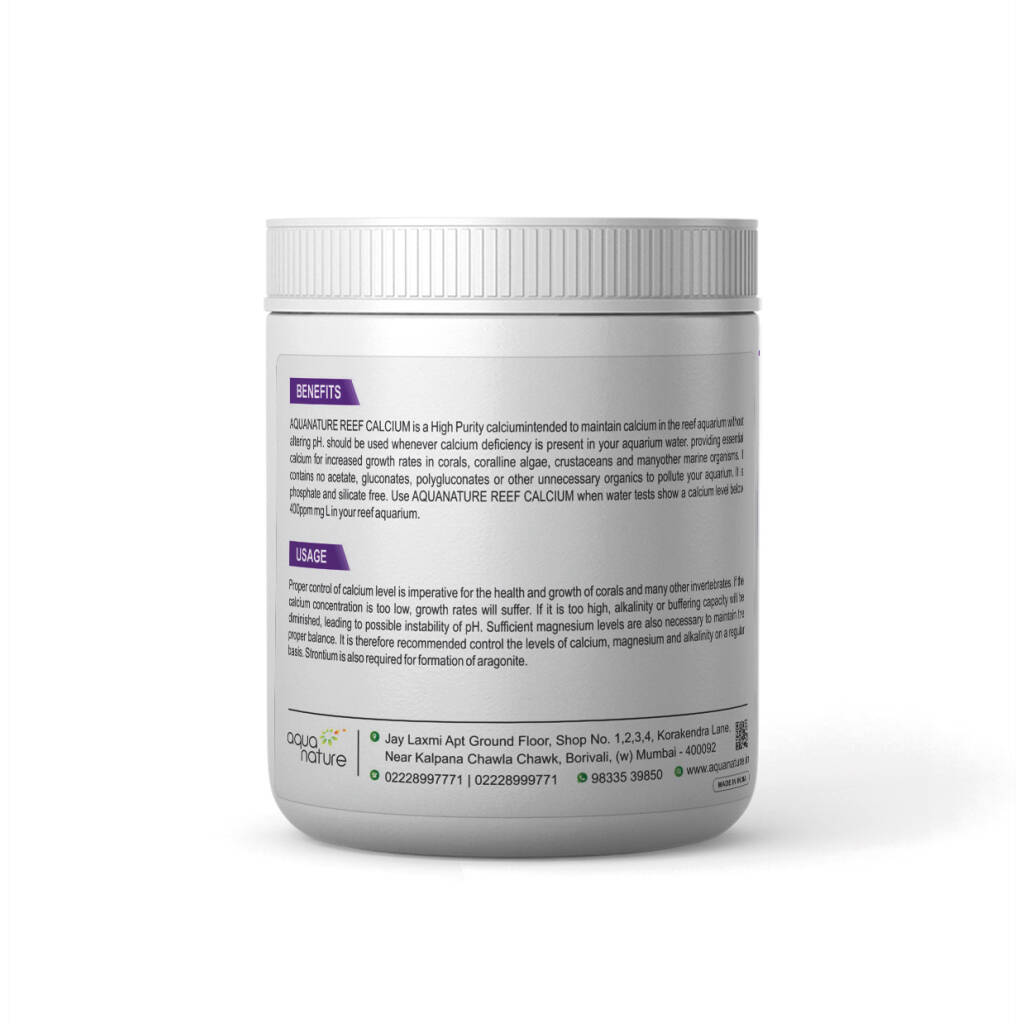 AquaNature Reef Calcium High Purity Calcium Powder Form for Marine Fish
