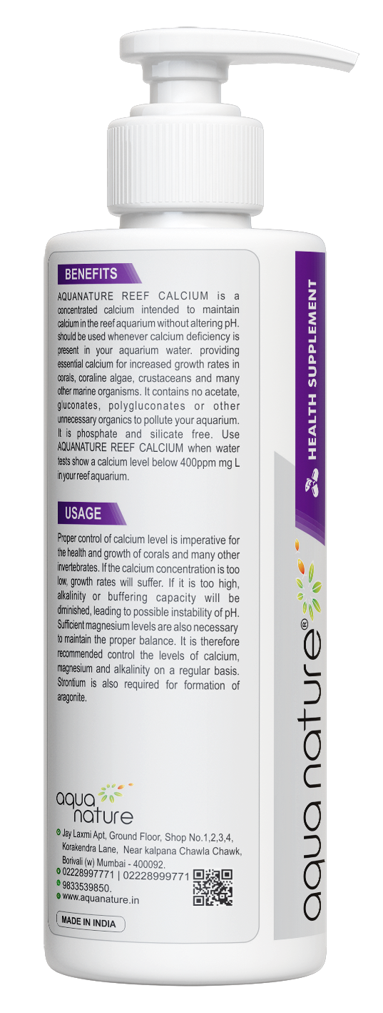 AquaNature Reef Calcium Concentrated Organic Calcium Source for Marine