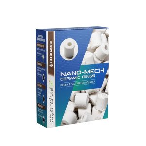 AquaNature Aquarium Nano Mech Ceramic Ring Filter Media for Freshwater & Saltwater (B5/NX-34)