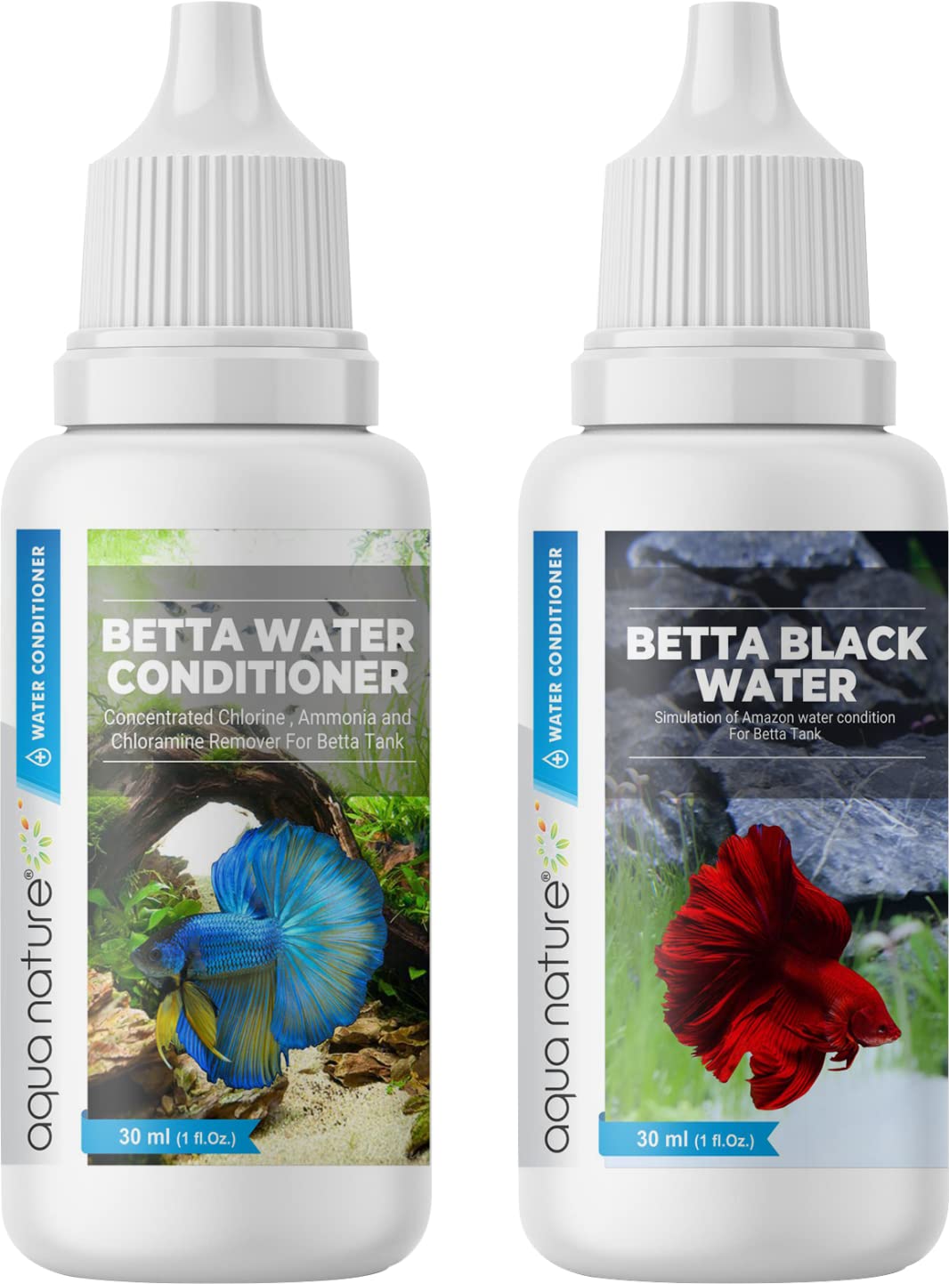 AquaNature Special Combo Betta Water Conditioner & Betta Black Water