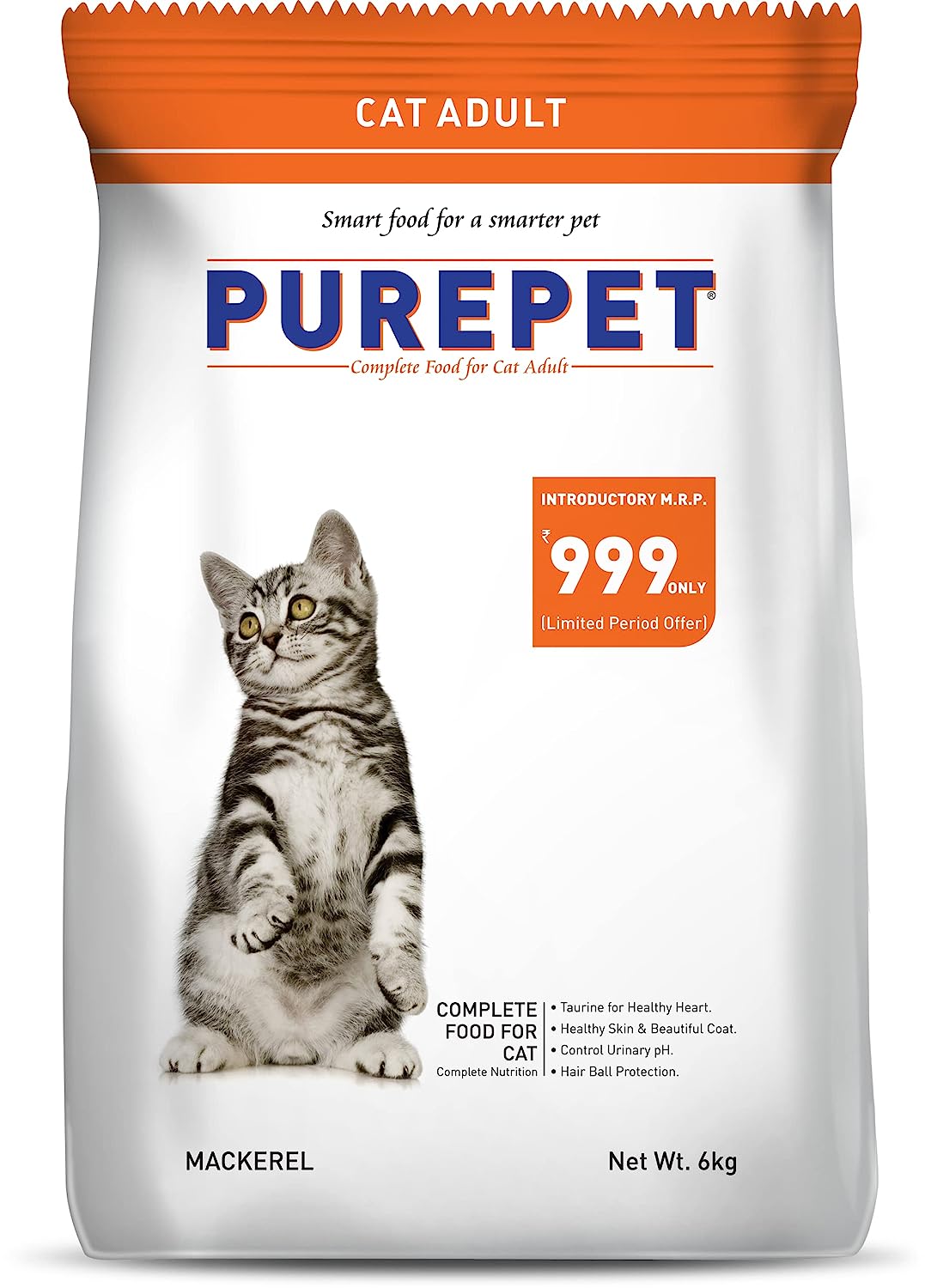 Purepet Mackerel Adult Dry Cat...