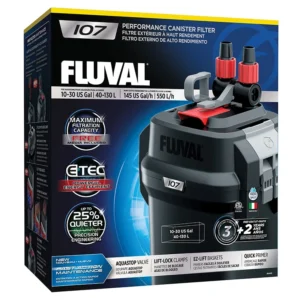 Fluval 107 Canister Filter, 10-30...