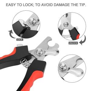 AquaNature Dog Nail Cutter Clipper and Filer,Claw & Nails Clippers Grinder Grooming Trimmer for Small, Medium, Large Dogs and Cats