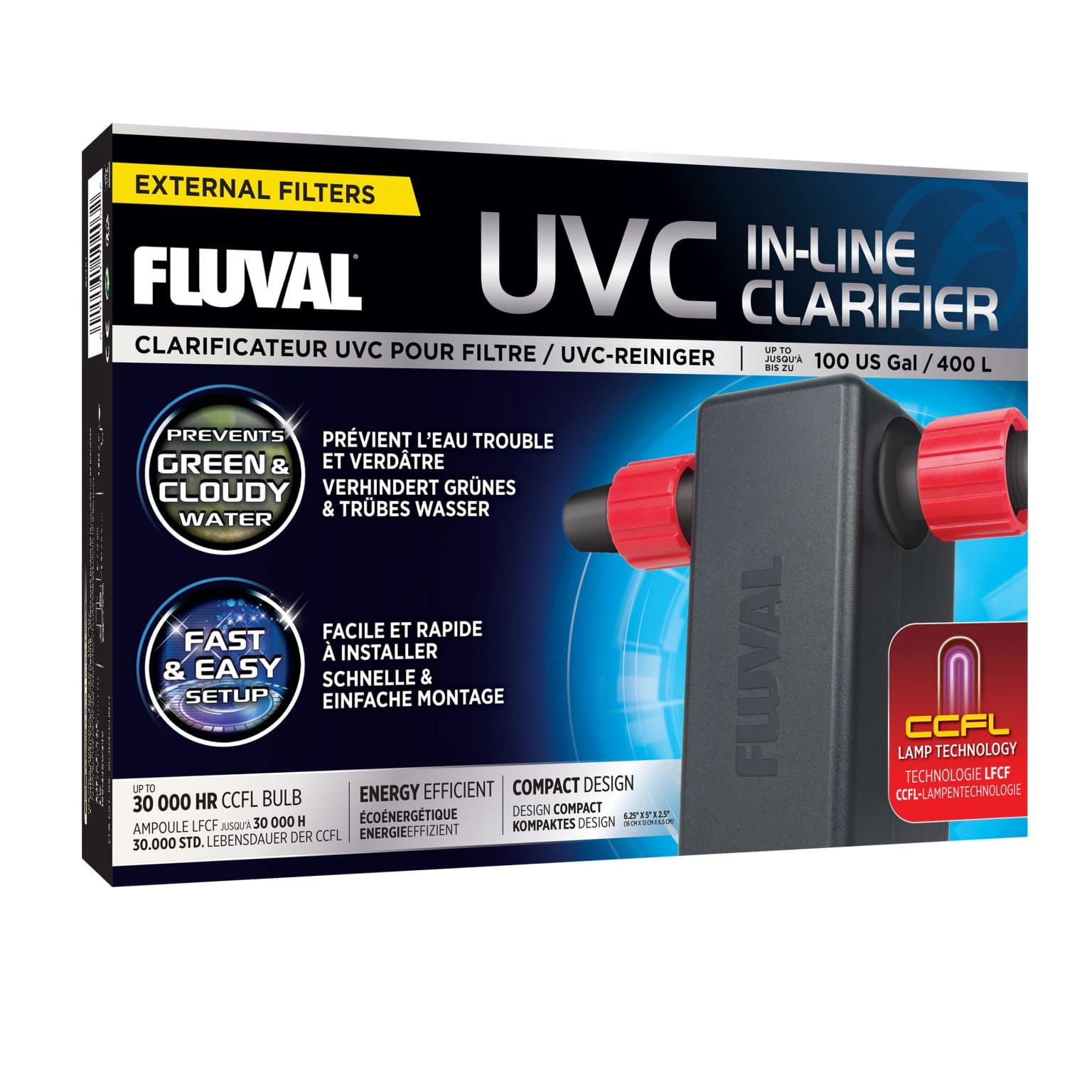 Fluval UVC In-Line Clarifier...