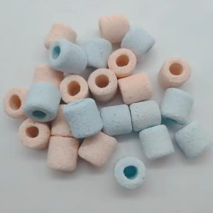 AquaNature Aquarium Biological Bacteria House Porous Bio Ceramic Ring Filter Media for Freshwater & Saltwater (NX-25)