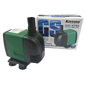 Kintons KT Series ECO 50% Energy Saving Green Series Multifunction Aquarium Submersible Rotary Pump For Freshwater & Marine Aquarium (KT104 (40w-2500L/H – H.MAX – 2.5M))