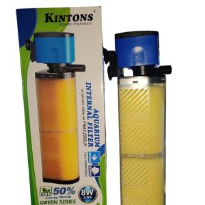 Kintons 50% Energy Saving Aquarium Internal Filter Submersible Filter for Freshwater & Marine Aquarium 8w 2500l/h- IQ-733LQ