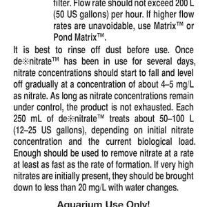 Seachem Laboratories De-Nitrate Nitrate Remover for Marine and Freshwater