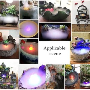 Kinton 30% Energy Saving Ultrasonic Mist Maker Fogger 24V (Metal Body) with Adapter for Water Fountain, Fish Aquarium, DIY Projects, Incubators, Air Humidifier.