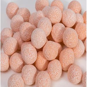 AquaNature Yellow Porus Ceramic Far Infrared Bacteria Balls Filter Media Nitrifying Bacteria House Aquarium Filter Accessories for Freshwater & Saltwater Aquarium -Pink(NX-14)