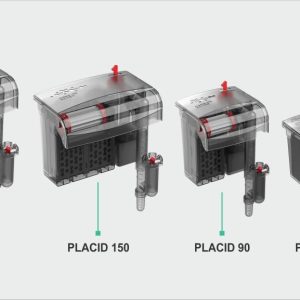 AquaNature Placid Series Bio-Wheel Hang On Filter for Fresh & Marine Water Aquarium(Placid-150,Placid 200, Placid 90 , placid 60, Placid 60ws)