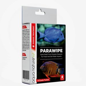 Aquanature Parawipe Quick Relief From Parasite Disease for Aquarium(10 powder pack) Pet Health Supplements