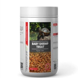 AquaNature Baby Shrimp Treat Whole Sun Dried Shrimps Turtle Food
