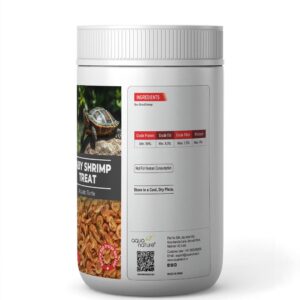 AquaNature Baby Shrimp Treat Whole Sun Dried Shrimps Turtle Food