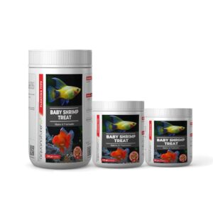 AquaNature Baby Shrimp Treat Whole Sun Dried Shrimps Fish Food for Marine & Freshwater Fish