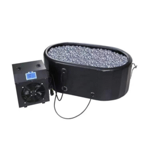 AquaNature Ice Bath Tub With Chiller, Inflatable Cold Plunge Tub with Insulated Lid, Portable For Indoor/outdoor Cold Bath Therapy