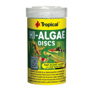 Tropical Hi Algae Disc Algae Food Small Sinking Disc for Lorians and Shrimps Fish Food 100ml/60g – 61333