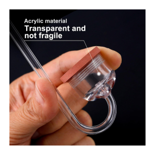 AquaNature® Acrylic Aquarium U Shape Co2 Diffuser Hook Style for Planted Aquarium