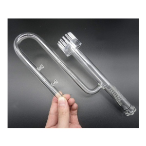 AquaNature Glass Lilly Pipe Inflow with Surface Skimmer for Planted Aquarium